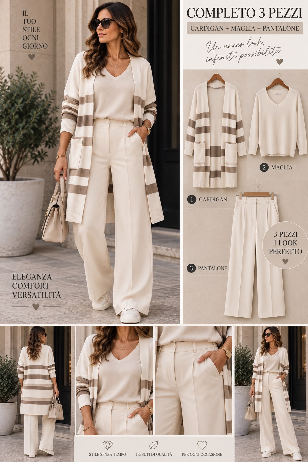 SET TRE PEZZI ELEGANCE