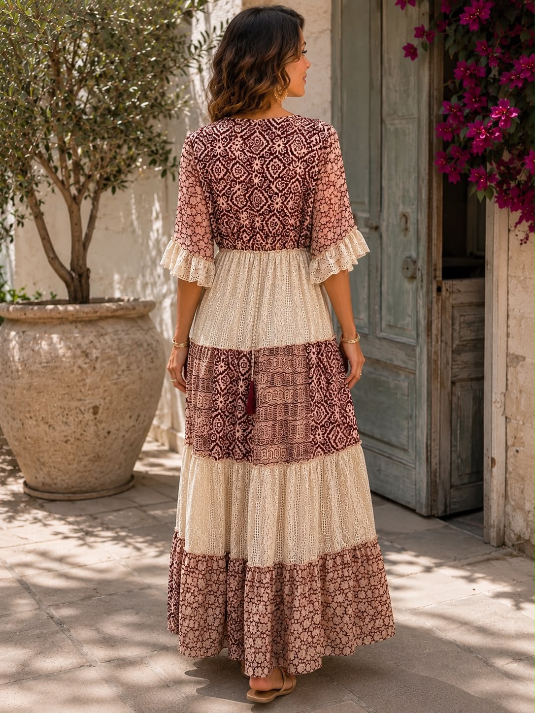 Abito couture Merletto Italiano