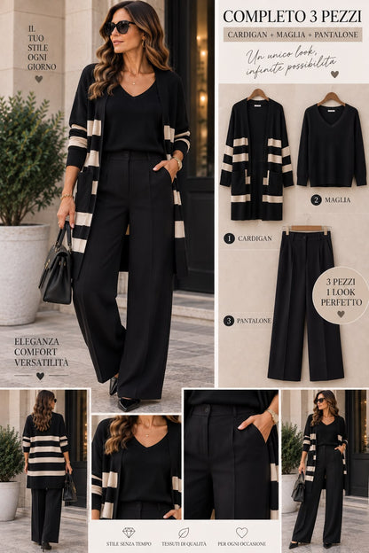 SET TRE PEZZI ELEGANCE