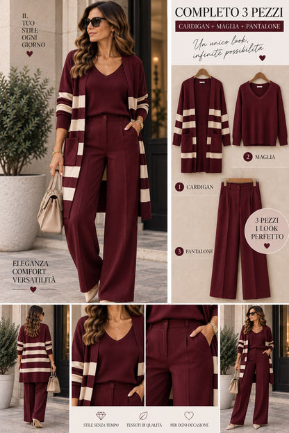 SET TRE PEZZI ELEGANCE