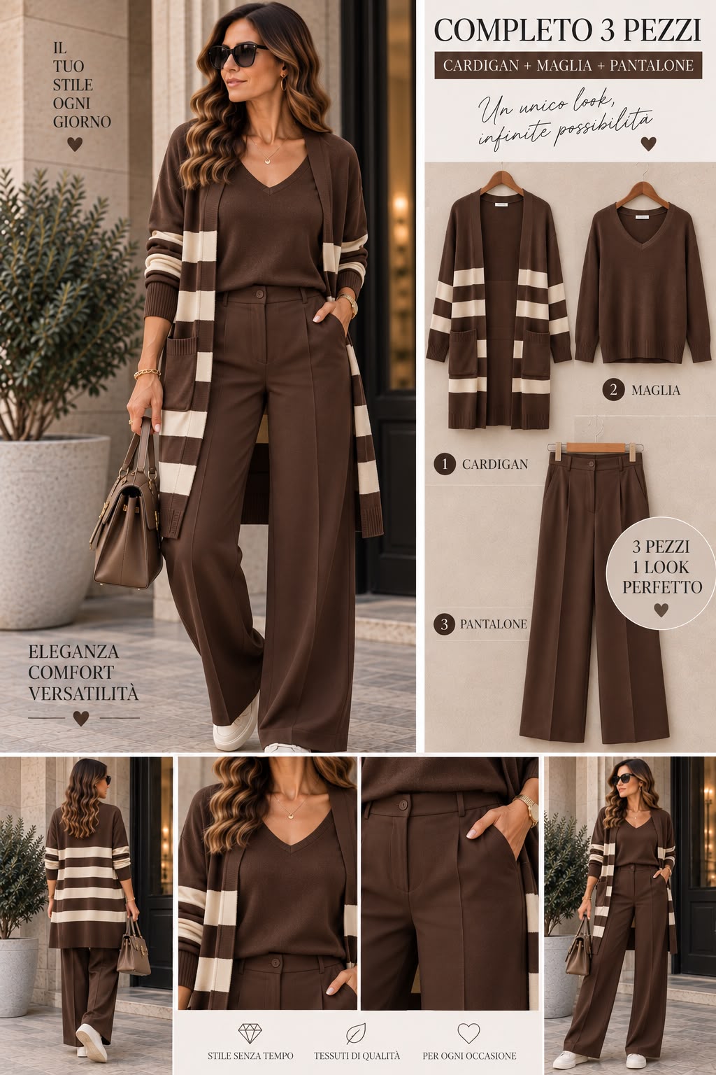 SET TRE PEZZI ELEGANCE
